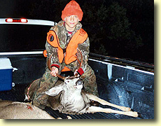 My son's first buck